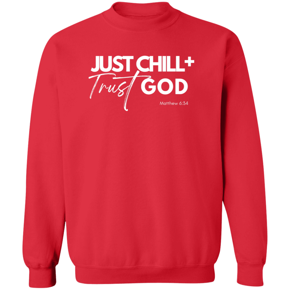 Women's Trust God Crewneck Sweatshirt