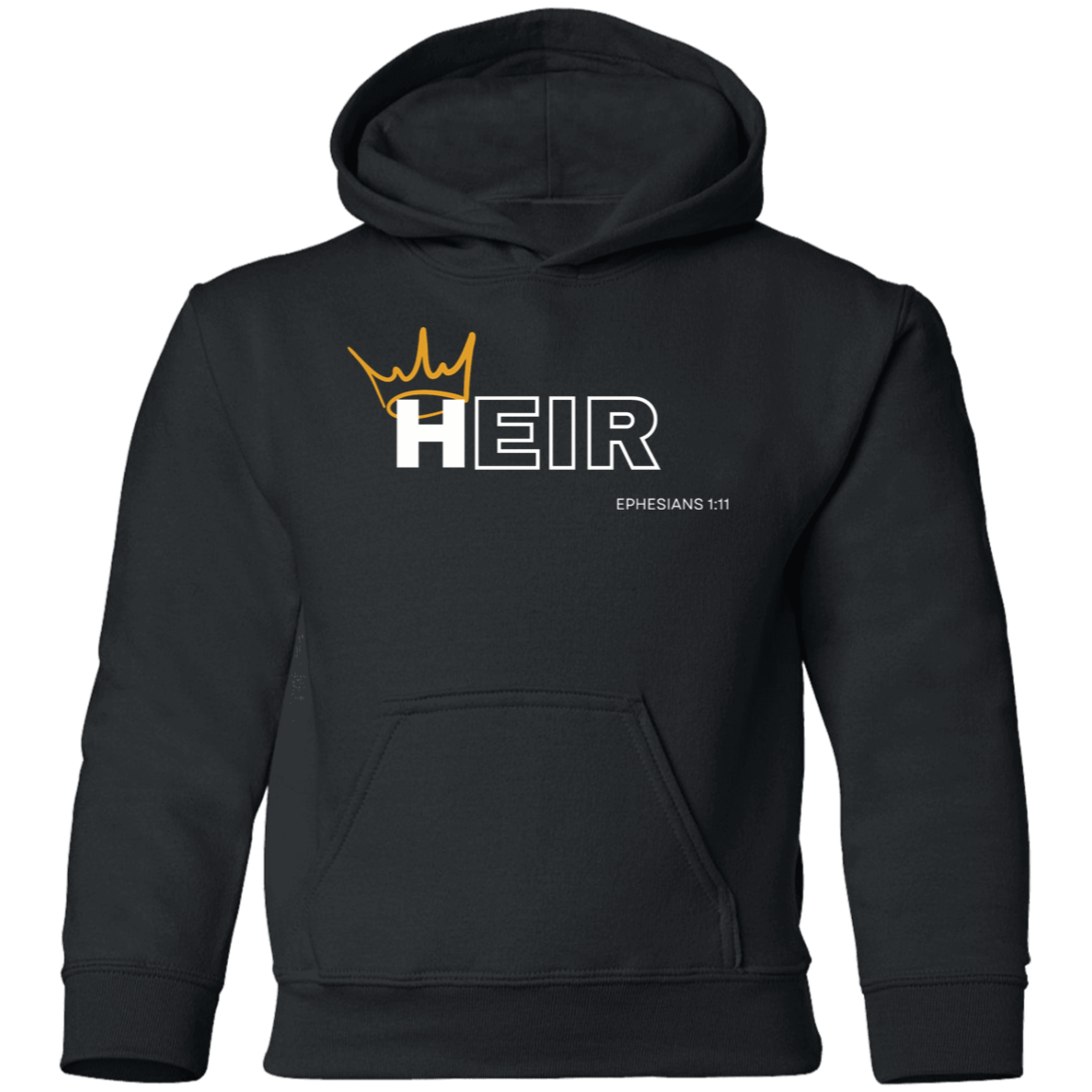 Heir to Him Eph 1:11 Youth Hoodie