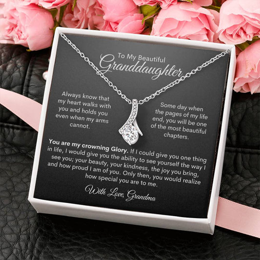 Granddaughter | Prov. 17:6 Crowning Glory Alluring Beauty Necklace