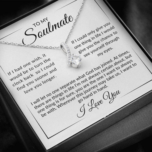 Soulmate | Mat 19:6 One Wish Alluring Beauty Necklace