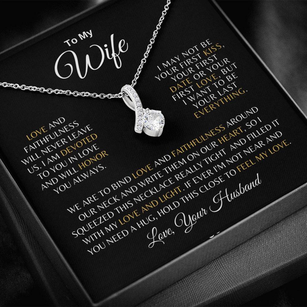 Wife| Prov. 3:3 Love and Faith Alluring Beauty Necklace