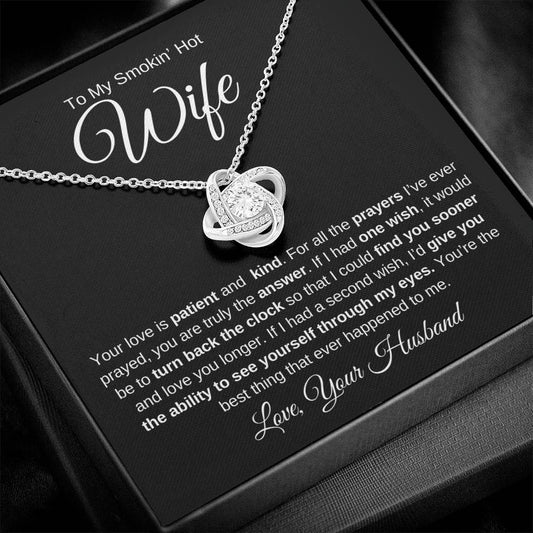 Wife | My Answer Love Knot Necklace