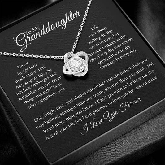 Granddaughter | Phil 4:13 The Storm Love Necklace