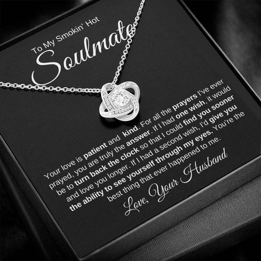 Soulmate | Smokin' Hot Answer  Love Knot Necklace