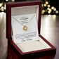 Daughter | Mom | Prov. 31:25  My Perfect Gift Love Knot Necklace