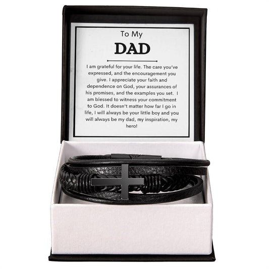 Dad | The Example Men's Cross Bracelet