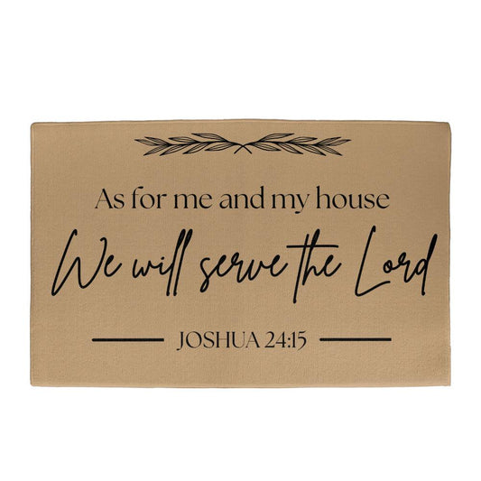 Serve The Lord Welcome Mat