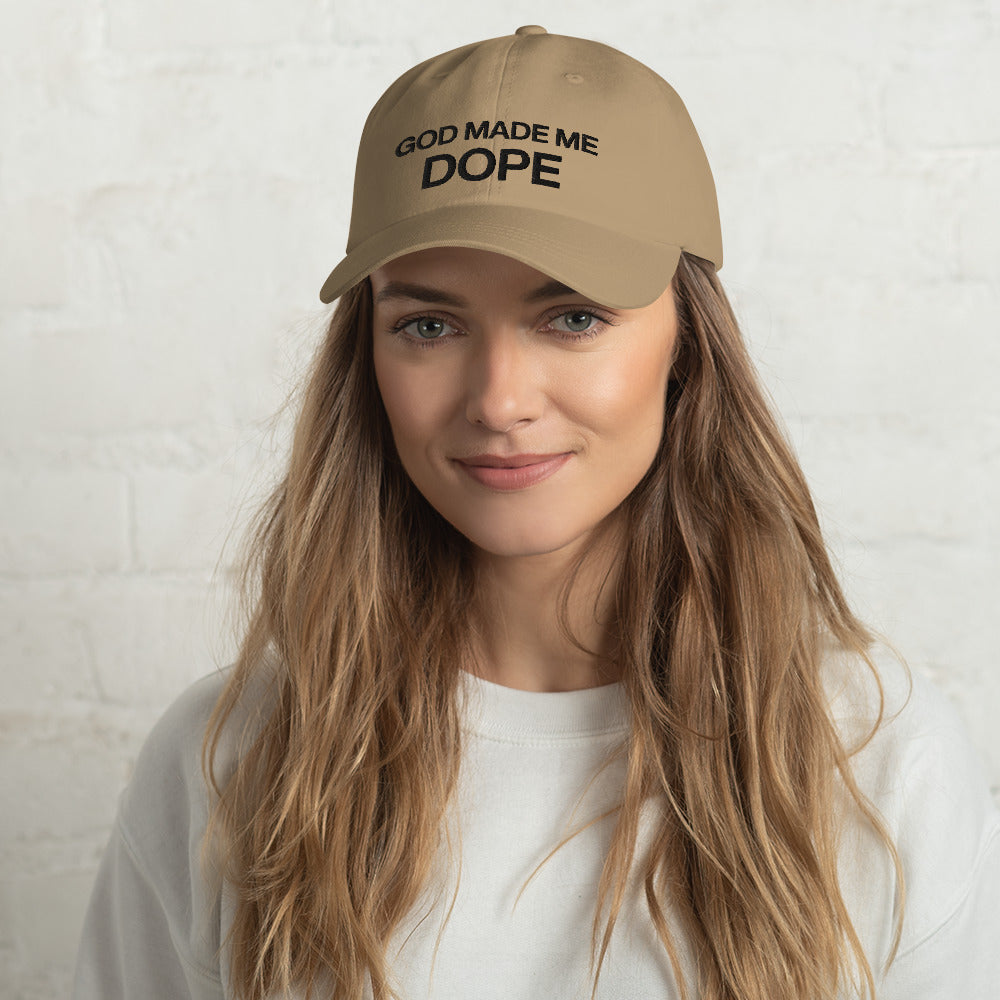 God Made Me Dope Cap