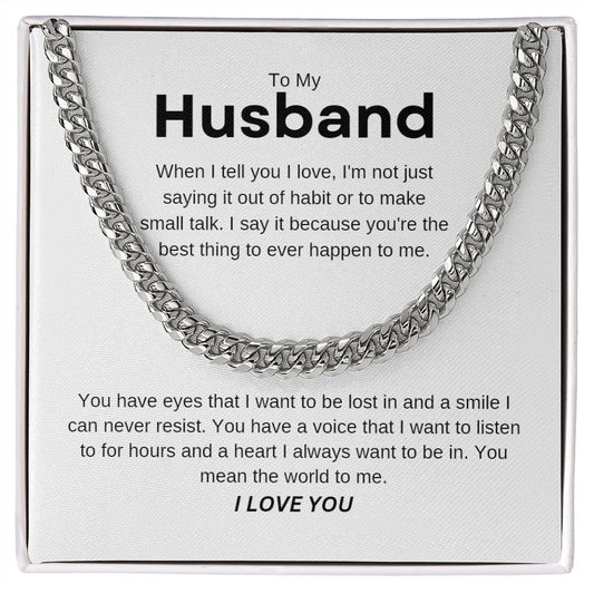 Husband| Lost Cuban Link Chain 4