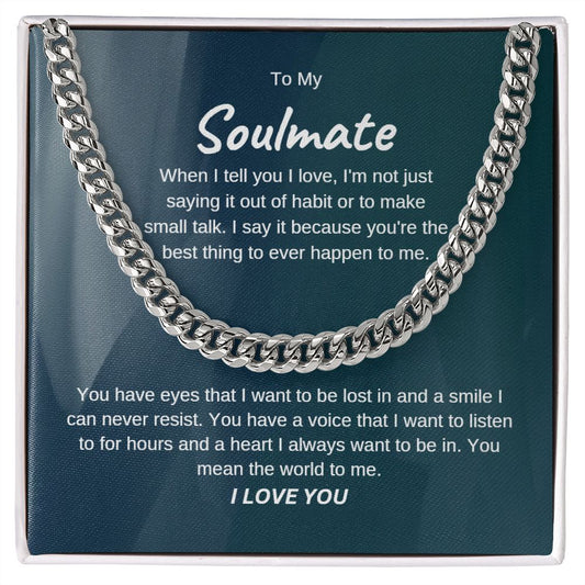 Soulmate | Lost Cuban Link Chain