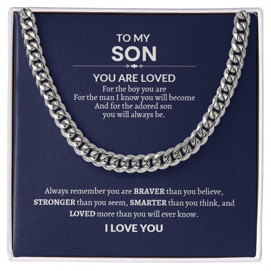 My Son | Brave Cuban Link Chain