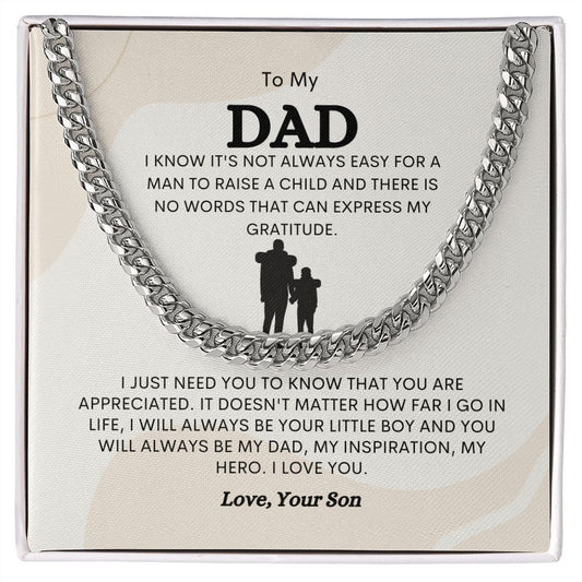 Son to Dad | Hero Cuban Link Chain