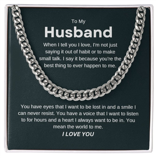 Husband| Lost Cuban Link Chain 2