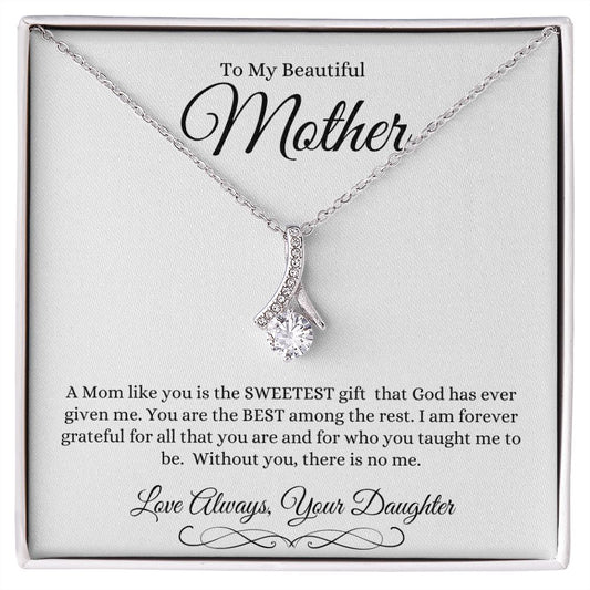 Mother | Daughter | Gift from Above Alluring Beauty Necklace
