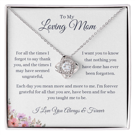 Mom | For The Times Love Knot Necklace