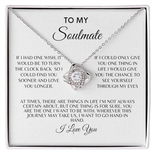 Soulmate | One Wish Love Knot Necklace