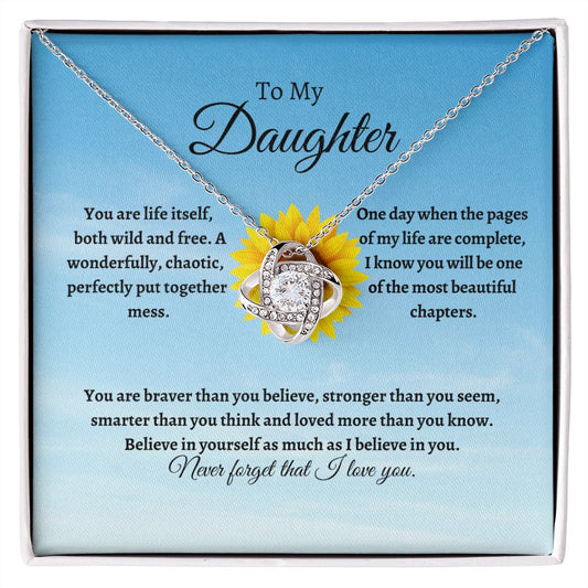 Daughter | Life Love Knot Necklace