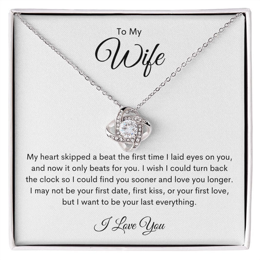 Wife | My Heart Love Knot Necklace