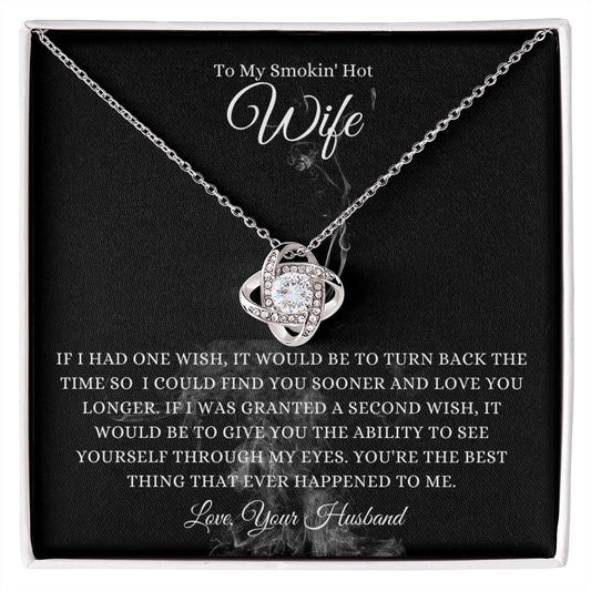 Wife | One Wish Love Knot Necklace 2