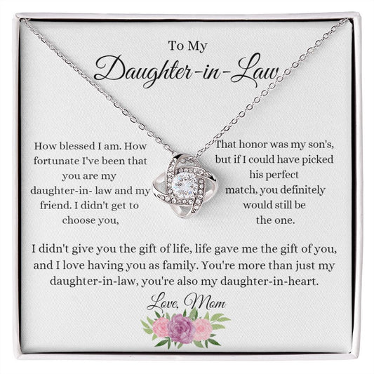 Daughter in Law | Blessed Love Knot Necklace