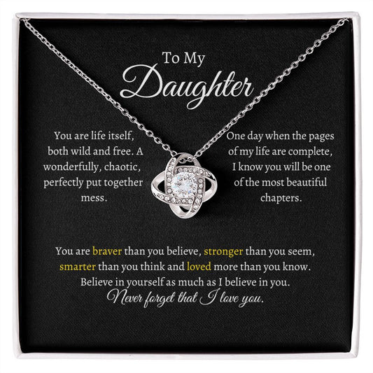 Daughter | Life Love Knot Necklace