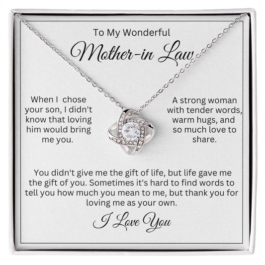 Mother -in- Law | Lucky Love Knot Necklace