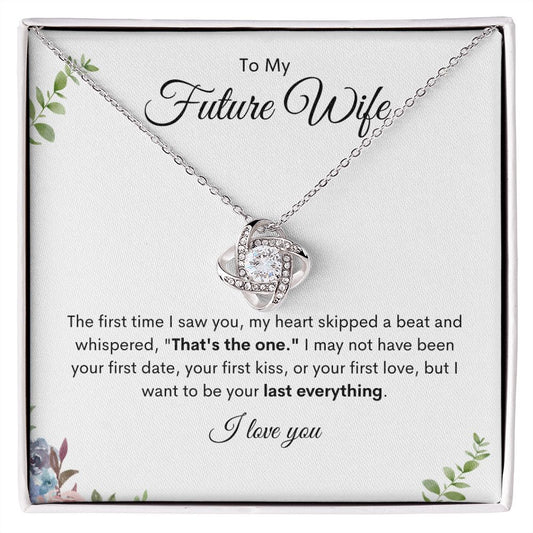 Future Wife | Heart Love Knot Necklace 3