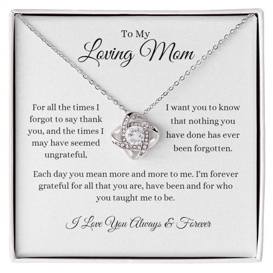 Mom | For The Times Love Knot Necklace