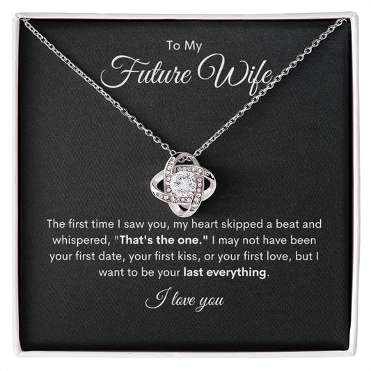 Future Wife | Heart Love Knot Necklace 2