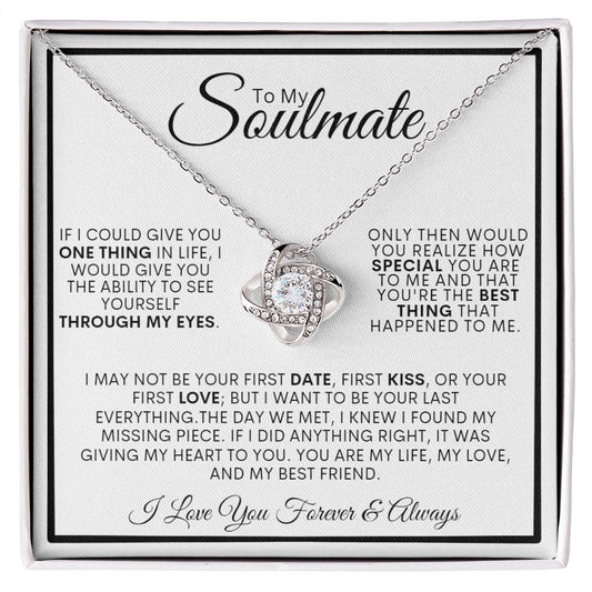 Soulmate | Through My Eyes Love Knot Necklace