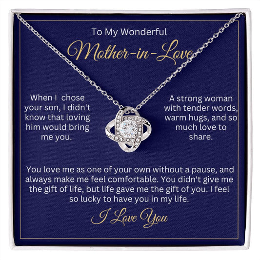 Mother -in- Love | Lucky Love Knot Necklace