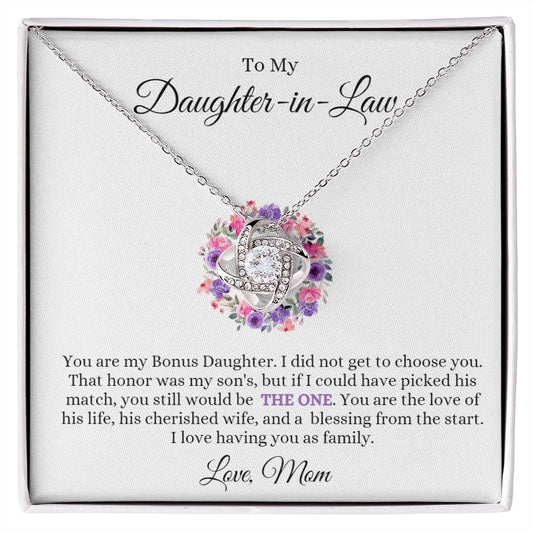 Daughter in Law | His One Love Knot Necklace