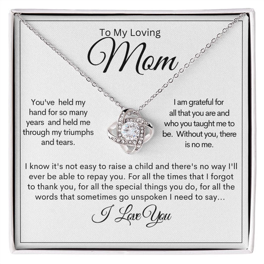 Mom | The Unspoken Love Knot Necklace
