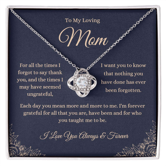 Mom | For The Times Love Knot Necklace