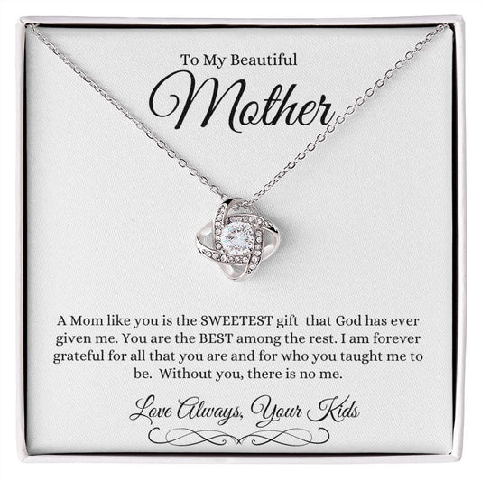 Mother | Us | Gift from Above Love Knot Necklace