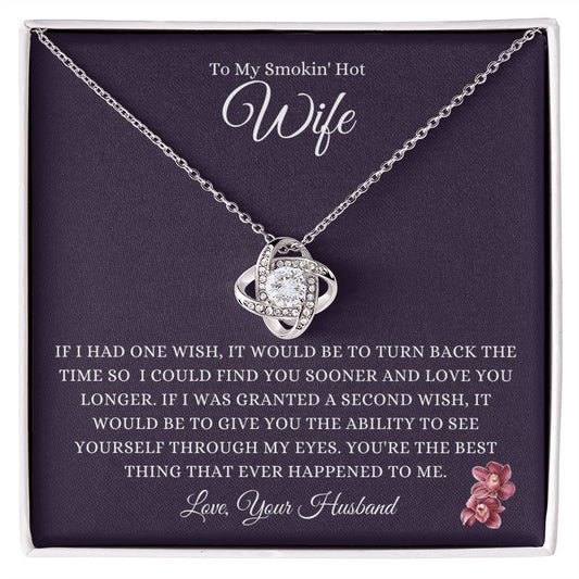 Wife | One Wish Love Knot Necklace 3