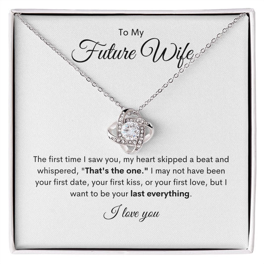 Future Wife | Heart Love Knot Necklace