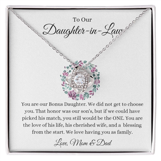 Daughter in Law | His One Love Knot Necklace