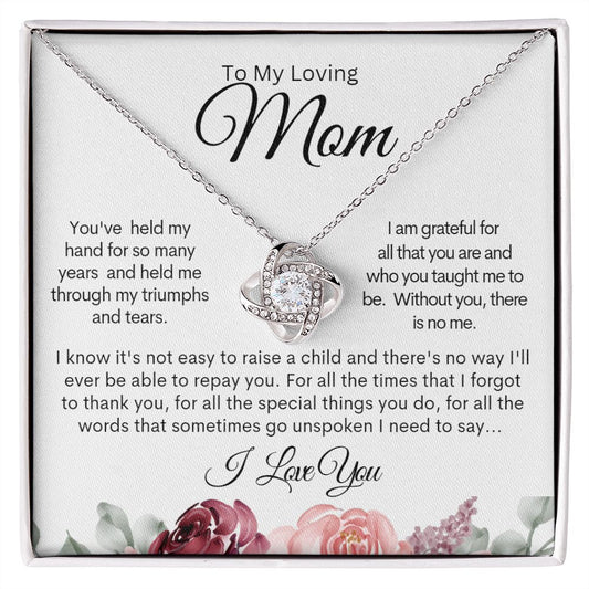 Mom | The Unspoken Love Knot Necklace
