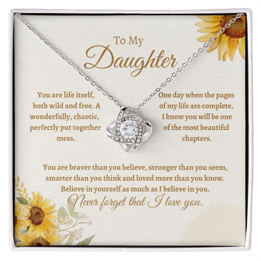 Daughter | Life Love Knot Necklace