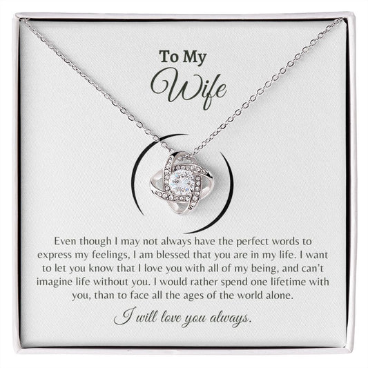 My Wife | Lifetime Love Knot Necklace