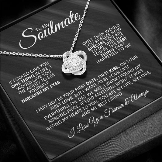 Soulmate | Through My Eyes Love Knot Necklace