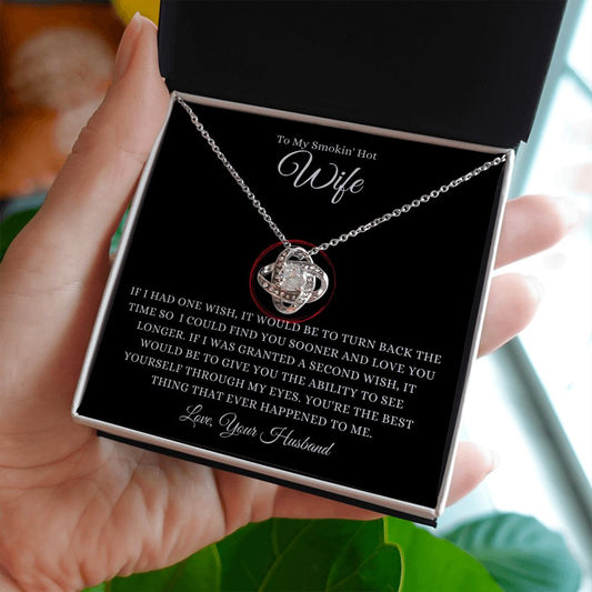 Wife | One Wish Love Knot Necklace 4