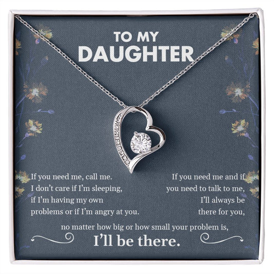 My Daughter | I'll be there - Forever Love Necklace