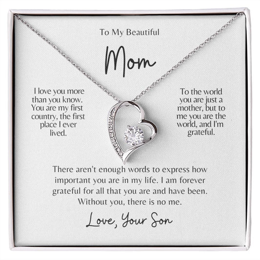 Mom | Son | Home Forever Love Necklace