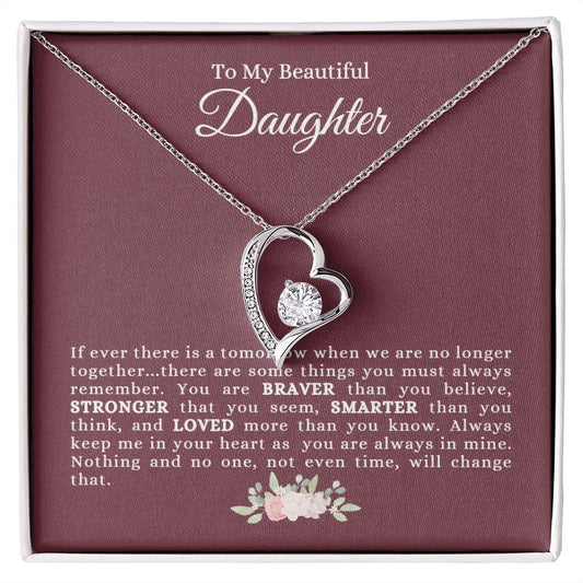 Daughter | For Tomorrow and Forever Love Necklace
