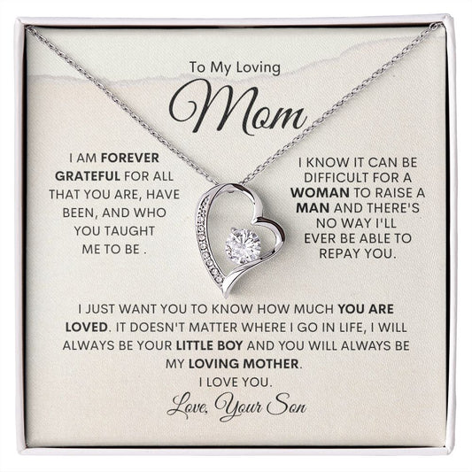 Mom | Son | Grateful Forever Love Necklace