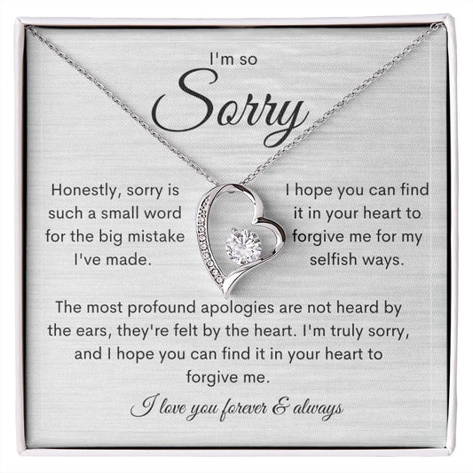 Sorry | From the Heart Forever Necklace