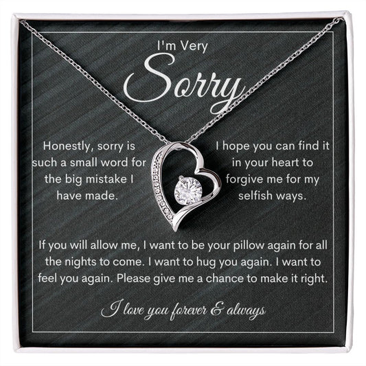 I'm Sorry | Your Pillow Forver Love Necklace