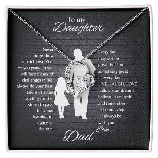 Daughter | Live Forever Love Necklace